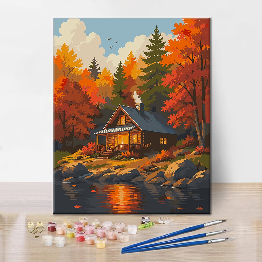 Lakeside Escape - Paint by Numbers