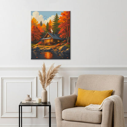 Lakeside Escape - Paint by Numbers