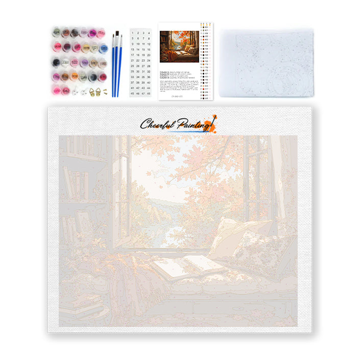 Lakeside Reading - Paint by Numbers