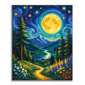 Moonlit Valley - Paint by Numbers