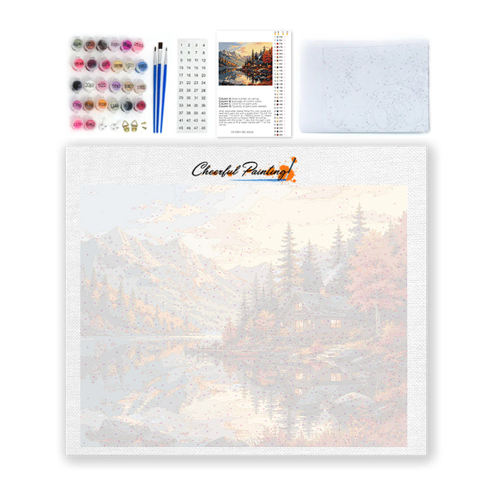 Mountain Retreat - Paint by Numbers