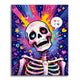 Neon Love Skull - Paint by Numbers