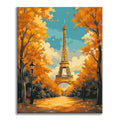 Paris Autumn - Paint by Numbers
