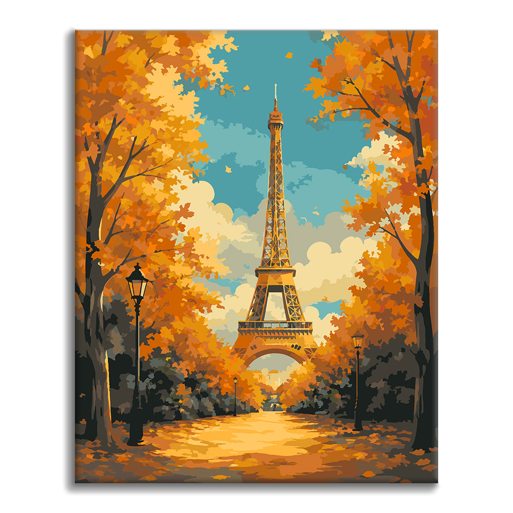 Paris Autumn - Paint by Numbers