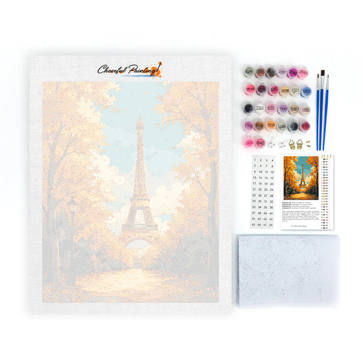 Paris Autumn - Paint by Numbers