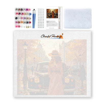 Rainy Street - Paint by Numbers
