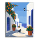 Santorini Stroll - Paint by Numbers