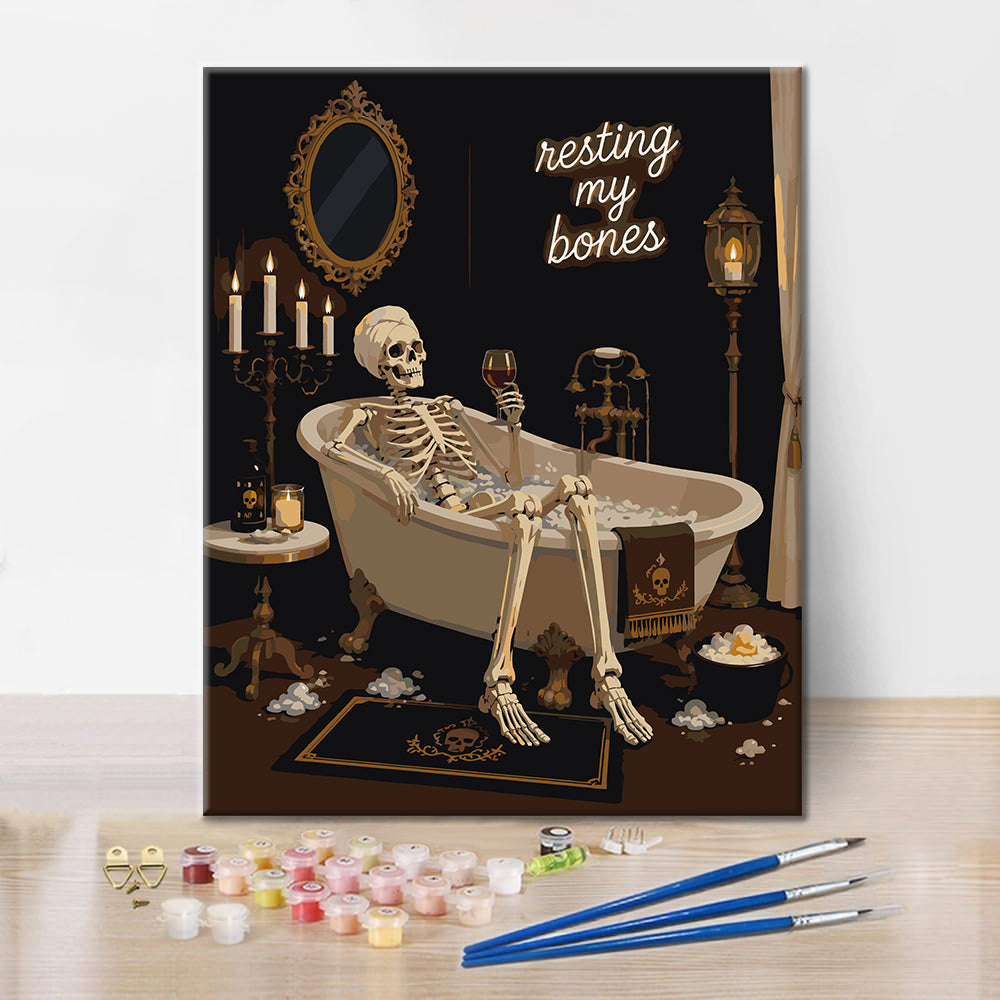 Skeleton Relaxation - Paint by Numbers