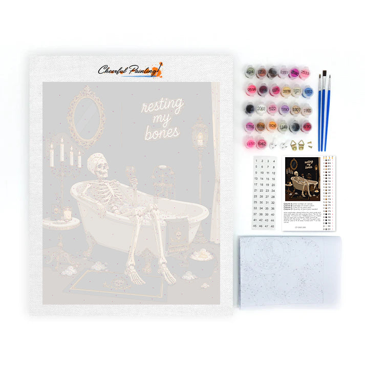 Skeleton Relaxation - Paint by Numbers