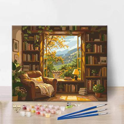 Sunny Reading - Paint by Numbers