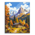 Valley Cabin - Paint by Numbers