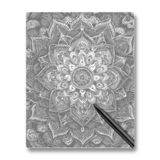 Rainbow Flower Mandala - Dot Painting