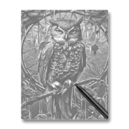 An Owl - Dot Painting