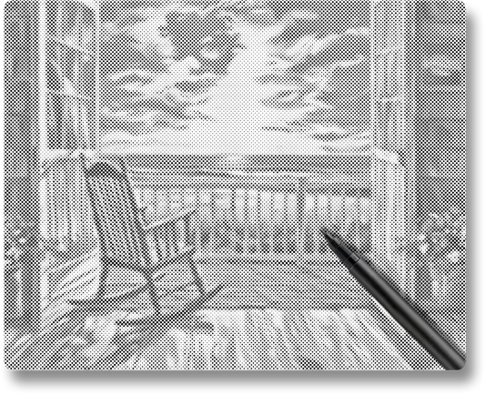 Seaside Rest - Dot Painting