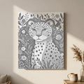 Jungle Leopard - Dot Painting