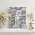 Starry Night Cat - Dot Painting