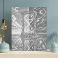 Time Hourglass - Dot Painting