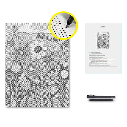 Wild Flowers - Dot Painting