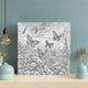 Butterfly In The Flowers - Dot Painting