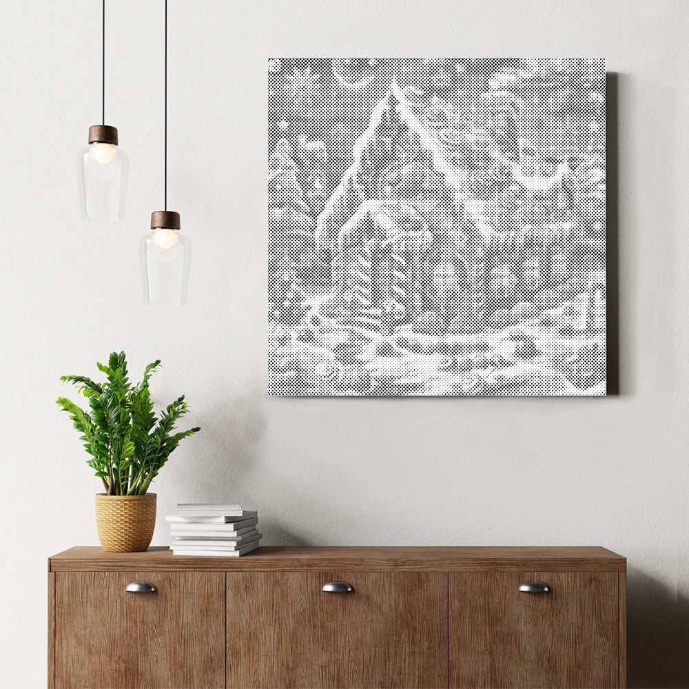Christmas Candy House - Dot Painting