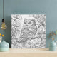 Dreamy Purple Owl - Dot Painting