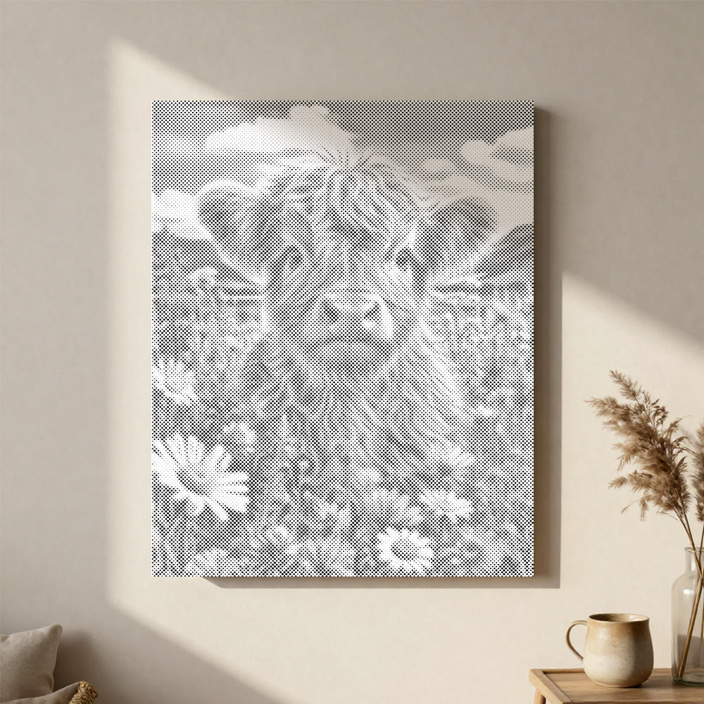 Meadow Highland Calf - Dot Painting