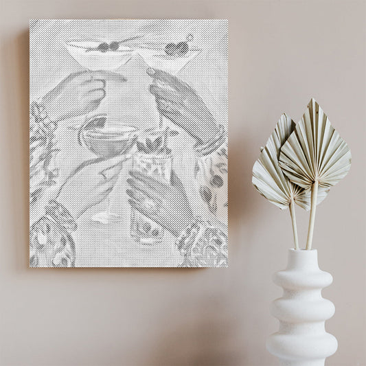 Cheers Together - Dot Painting