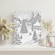 Snowfall in December - Dot Painting