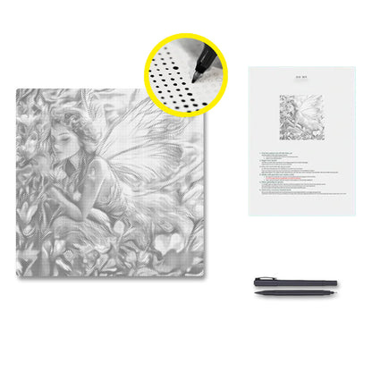 Beautiful Fairy - Dot Painting