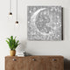 Enchanted Cat and Moon - Dot Painting