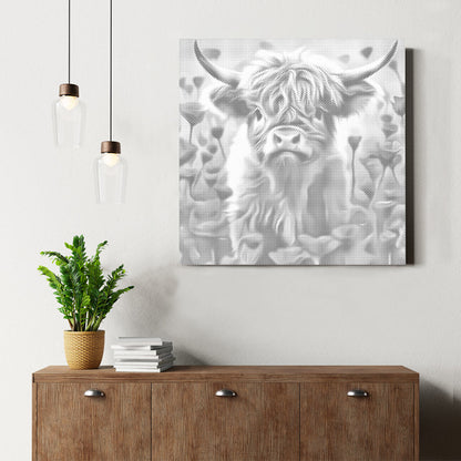 Red Calf - Dot Painting