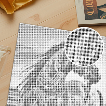 War Horse - Dot Painting