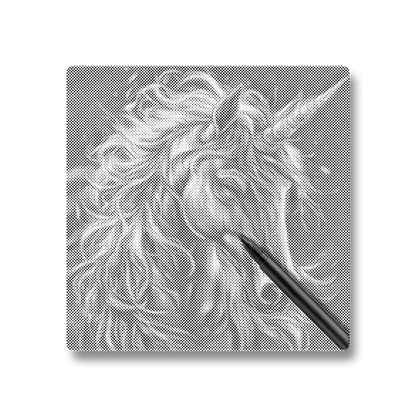 Majestic Unicorn - Dot Painting