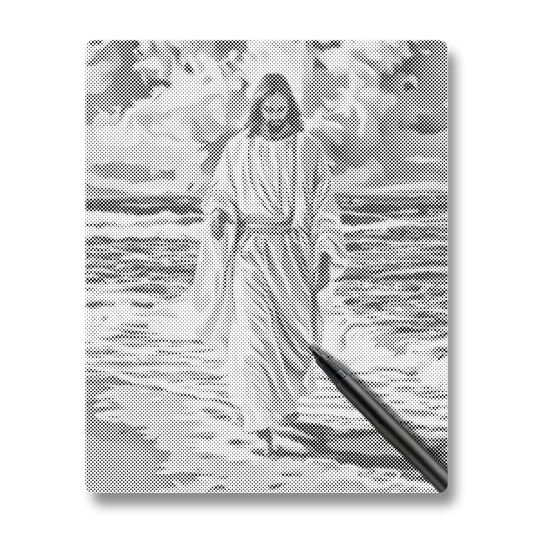 Divine Shore - Dot Painting