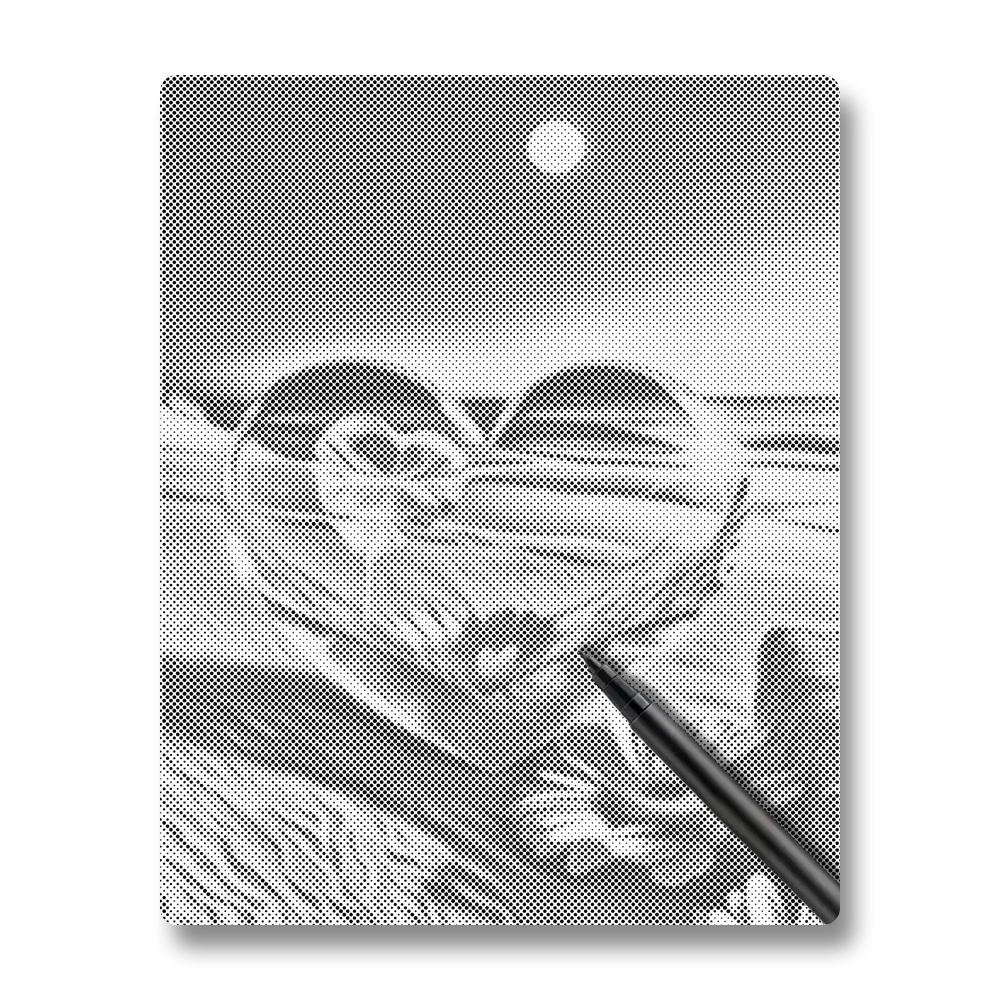 Crystal Heart - Dot Painting