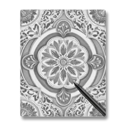Golden Green Mandala - Dot Painting