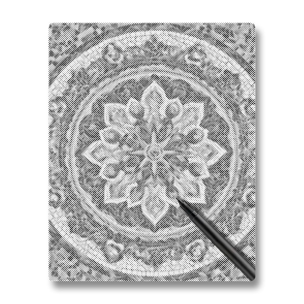 Sun Mandala - Dot Painting