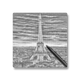 Eiffel Tow - Dot Painting