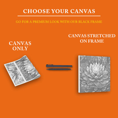 Mystical Lotus Flower - Dot Painting