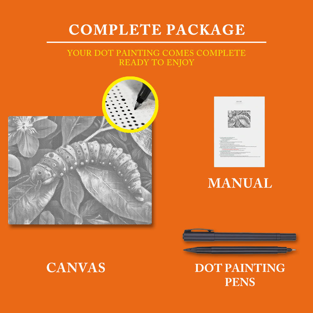 Caterpillar - Dot Painting