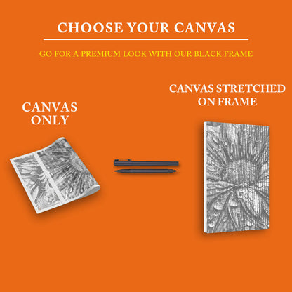 Flower with Raindrops - Dot Painting