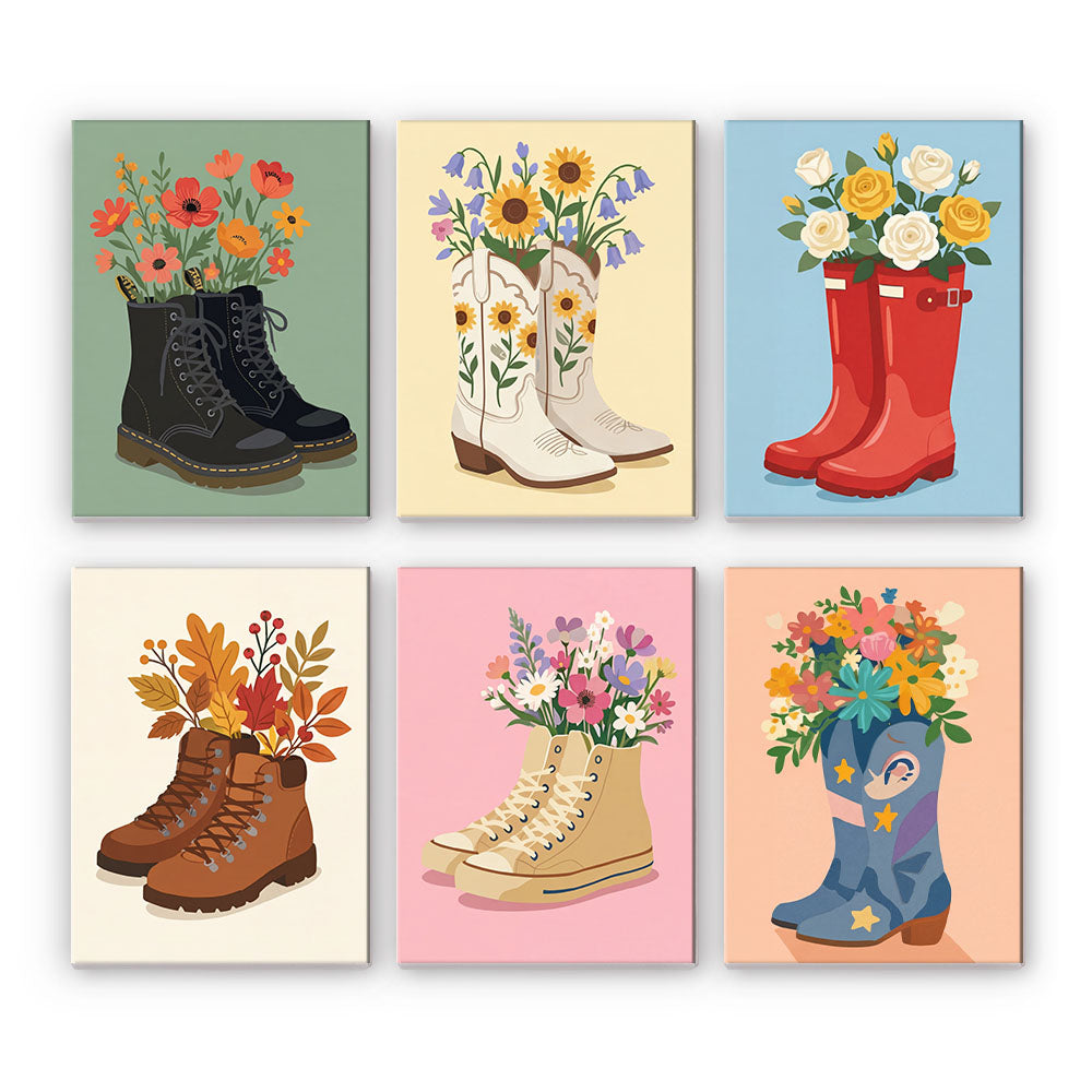 Flowers in Shoes
