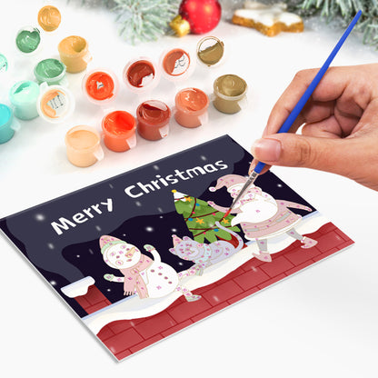 Christmas card V - Paint by Numbers