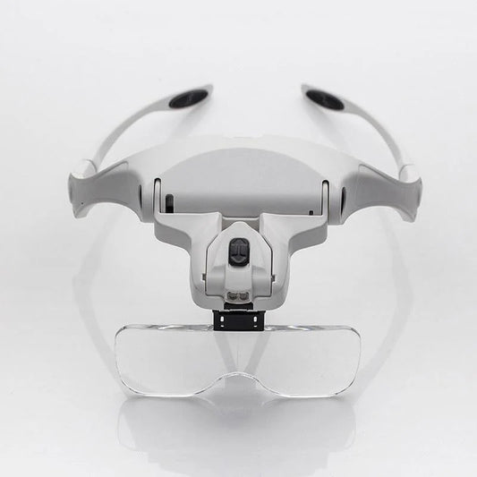 Magnifying Glasses LED Lighted Headband Magnifier Lamp