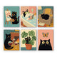 Leisurely Black Cat
