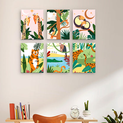 Jungle Animal Collage