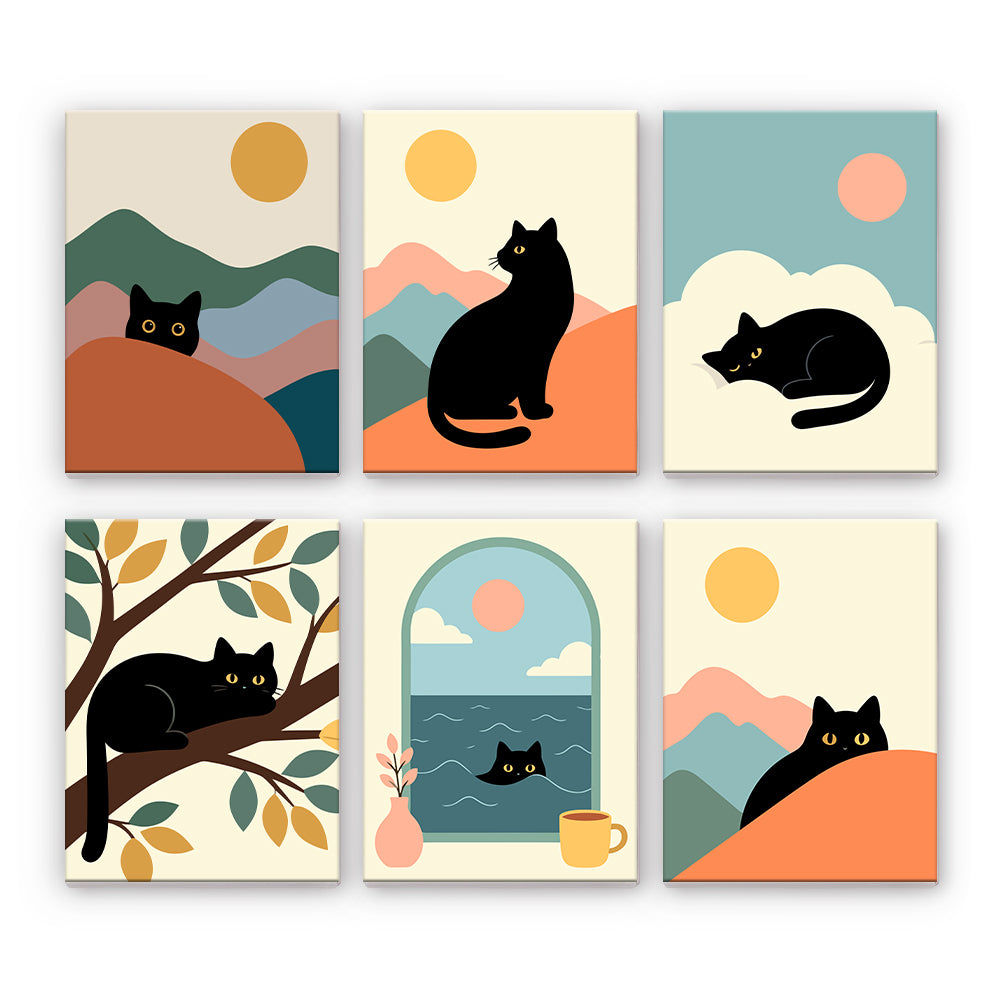Black Cats and Landscapes