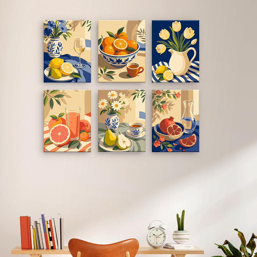 Mediterranean Fruit Still Life