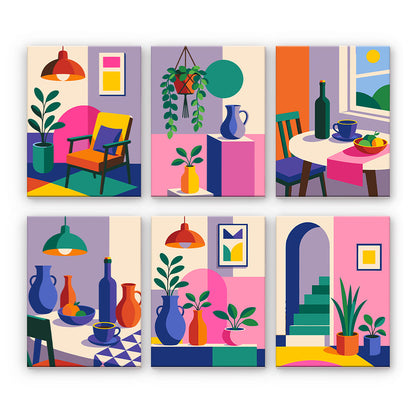 Colorful Modern Interiors