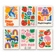 Playful Animals and Flowers